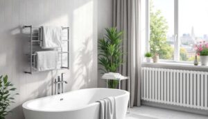 Praktischer 3-in-1-Wäscheständer von Lidl passt auf Badewanne, Heizkörper und Balkon und spart Platz
