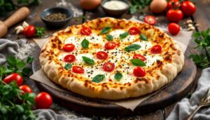 Blumenkohl-Pizza: Pizzaboden aus Blumenkohl für den ultimativen Low Carb-Genuss!