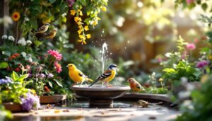 So schaffen Sie ein Paradies für Vögel ohne stundenlang im Garten zu arbeiten ganz einfach