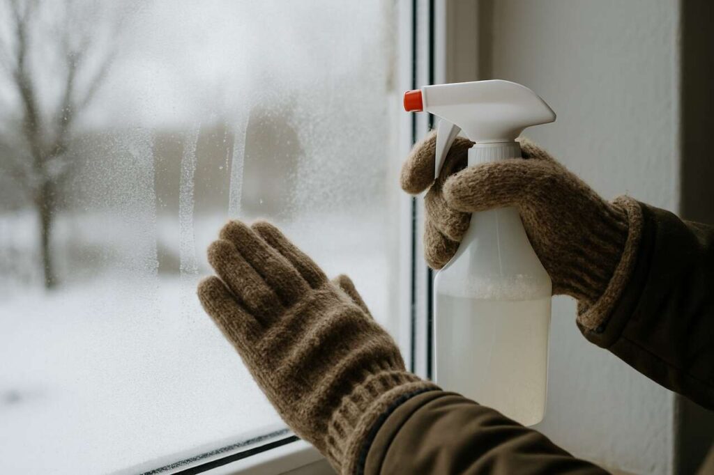 Fenster putzen im Winter: Der Spiritus-Trick, der Schlieren bei Kälte verhindert