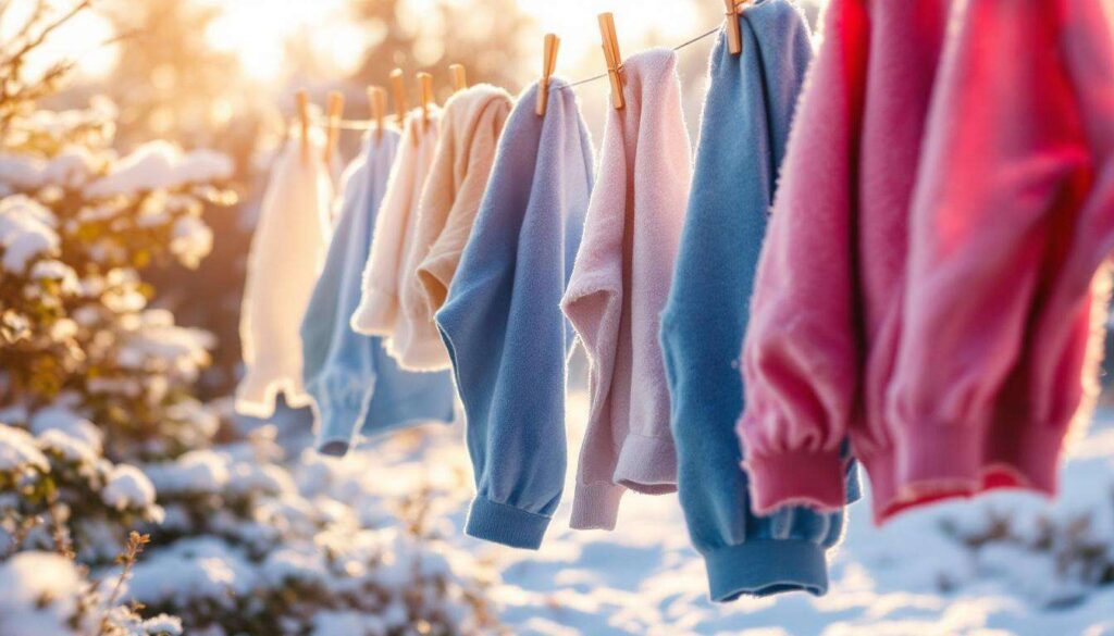 Weder Weichspüler noch Trockner: So wird Wäsche im Winter weich und duftet frisch