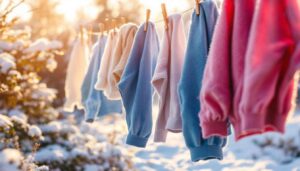Weder Weichspüler noch Trockner: So wird Wäsche im Winter weich und duftet frisch
