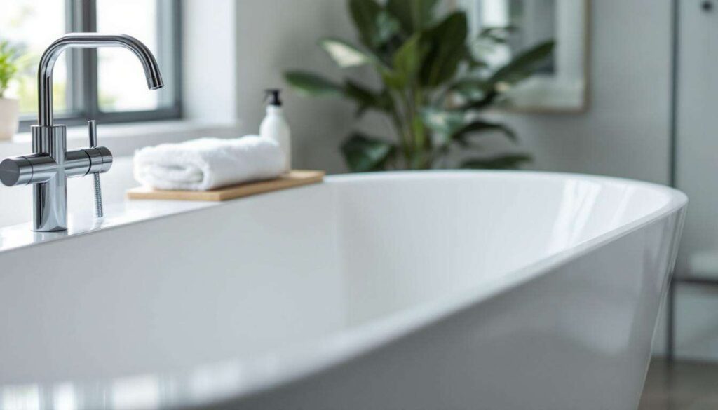 Weder Chlor noch Scheuermilch: So wird die Badewanne schonend wieder weiß