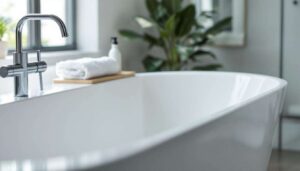 Weder Chlor noch Scheuermilch: So wird die Badewanne schonend wieder weiß